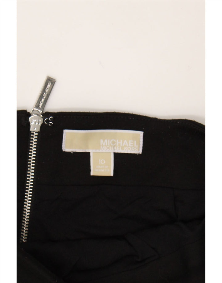 MICHAEL KORS Womens Pencil Skirt US 10 Large W32  Black Polyester Vintage Michael Kors and Second-Hand Michael Kors from Messina Hembry 