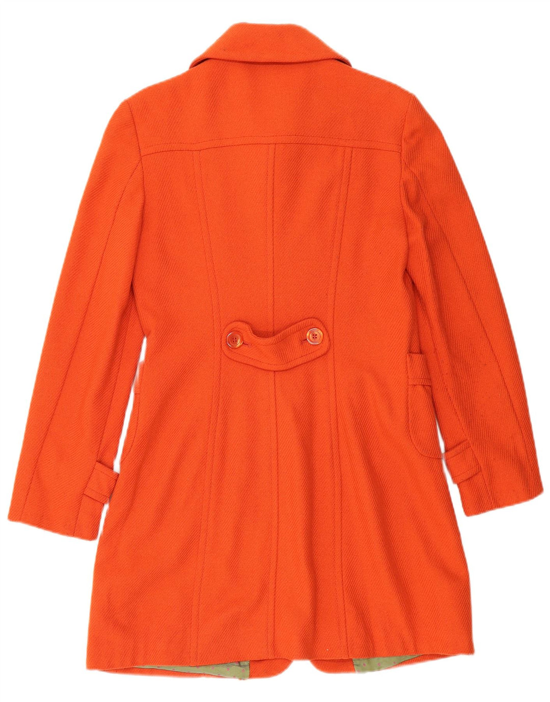 SISLEY Damen Mantel IT 42 Mittelorange Wolle
