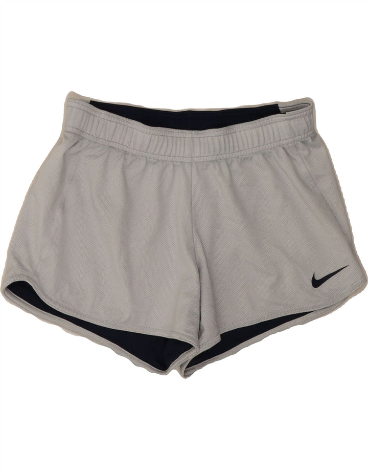 NIKE Womens Reversible Sport Shorts UK 12 Medium  Navy Blue Colourblock Vintage Nike and Second-Hand Nike from Messina Hembry 