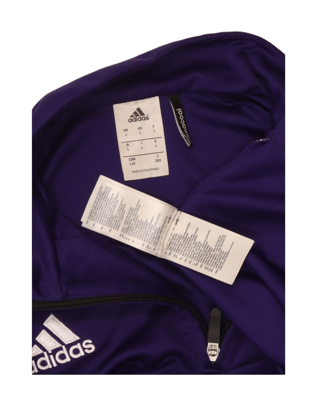 Adidas Herren Louisville Pullover-Trainingsanzug-Oberteil, groß, lila, Farbblock