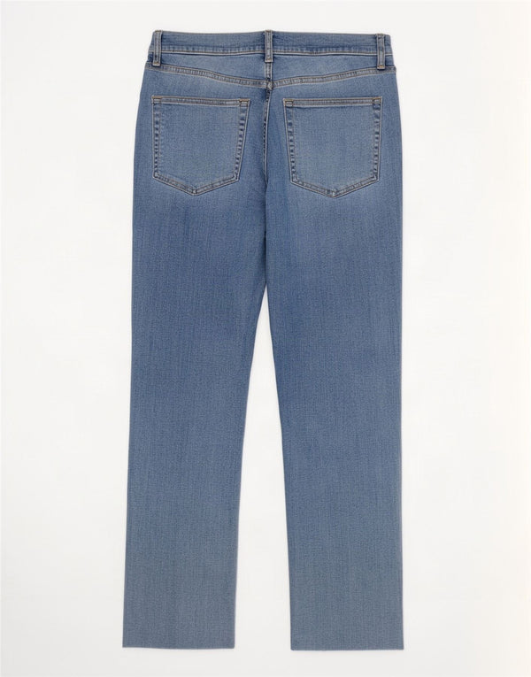 Zara Damen Straight Jeans EU 40 Medium W30 L27 Blau