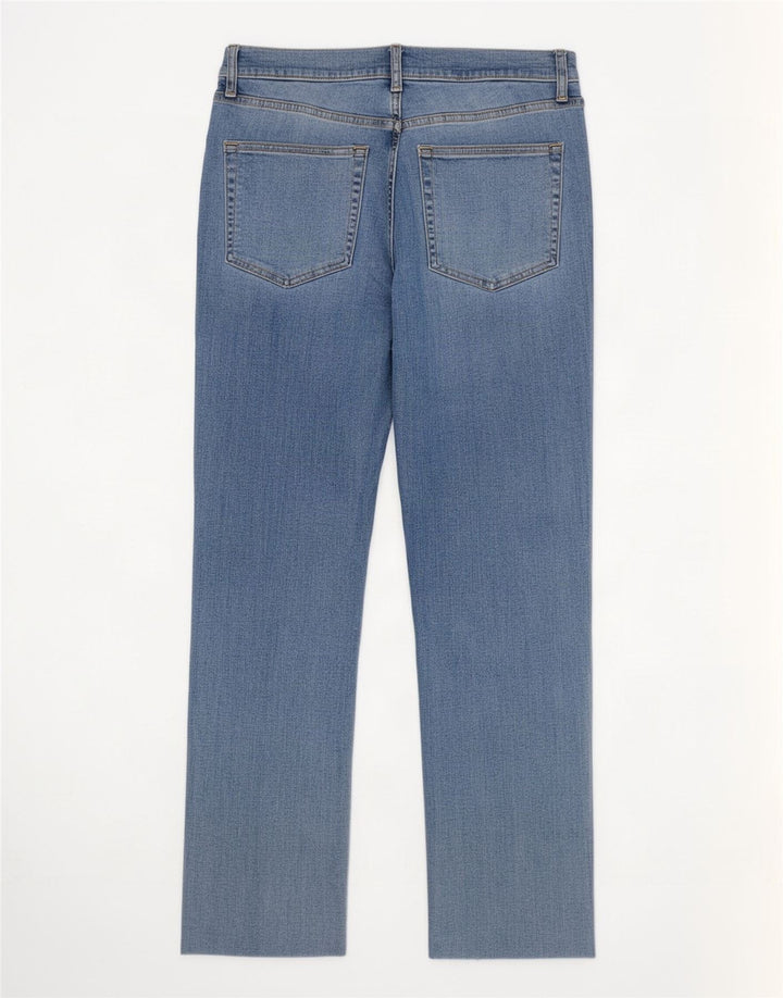 Zara Damen Straight Jeans EU 40 Medium W30 L27 Blau