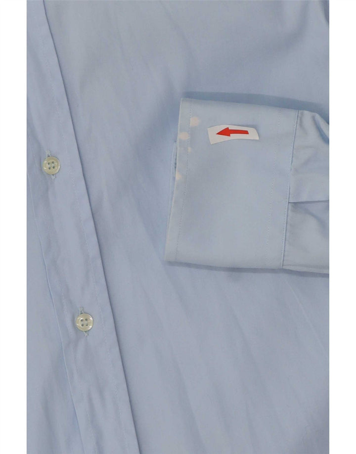 Dolce & Gabbana Herrenhemd Größe 39 15 1/2 mittelblaue Baumwolle