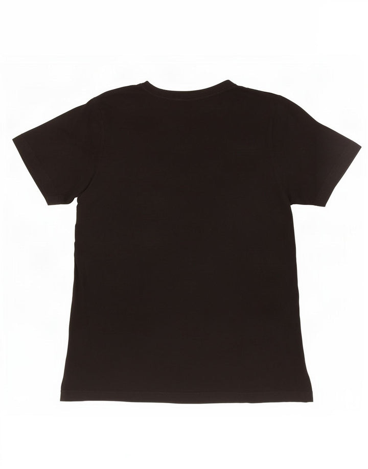 Puma Herren Grafik T-Shirt Top Mittelschwarz Baumwolle