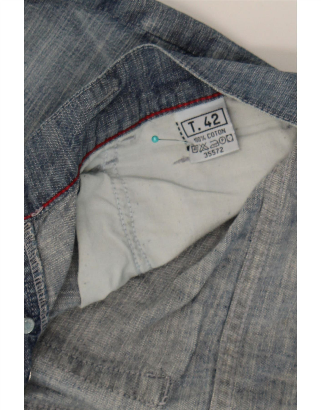 JULES Womens Straight Jeans IT 42 Medium W32 L33 Blue Cotton Vintage Jules and Second-Hand Jules from Messina Hembry 