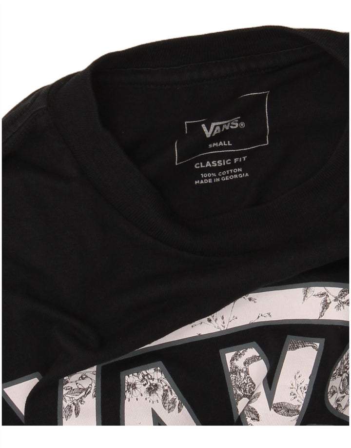 Vans Herren Classic Fit Graphic Top Langarm Small Schwarz Baumwolle