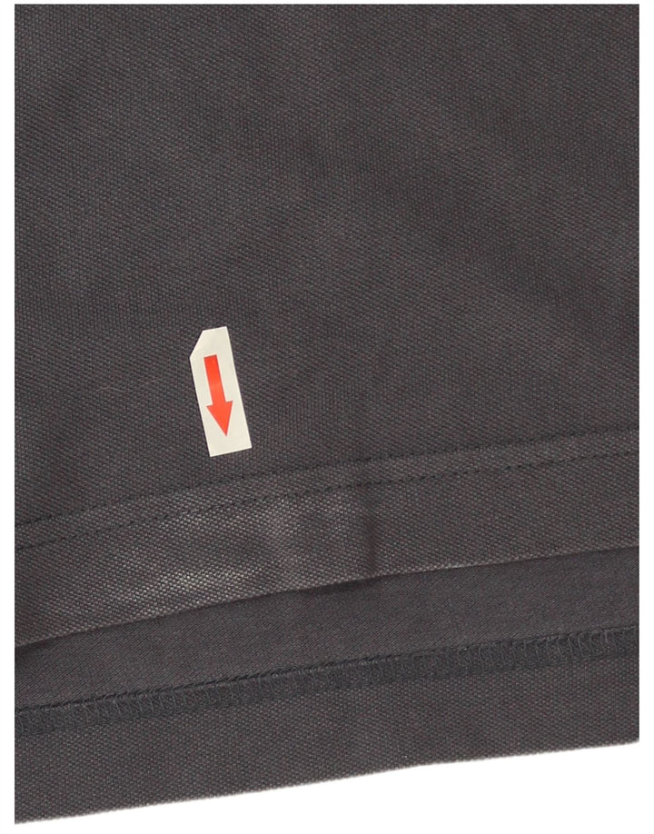 Kappa Herren-Poloshirt, große graue Baumwolle