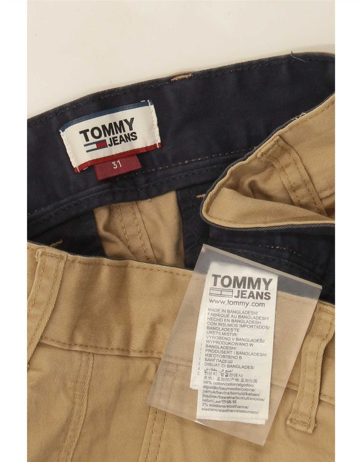 Tommy Hilfiger Herren Chinoshorts W31 Mittelbeige Baumwolle
