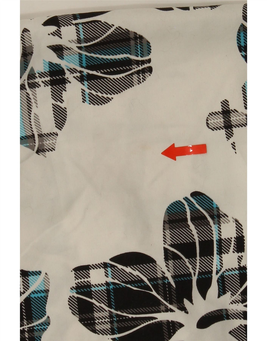 MAUI AND SONS Mens Swimming Shorts XL  White Floral Polyester