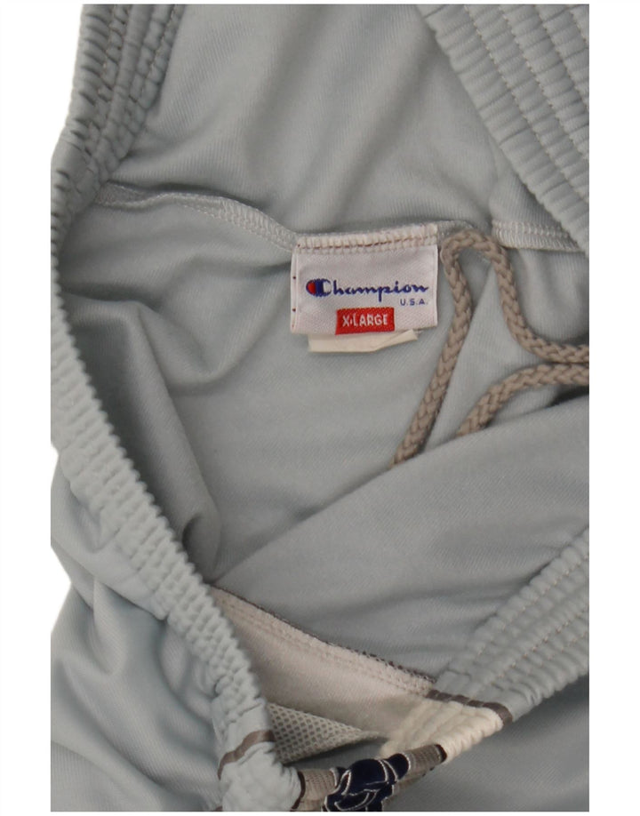 Champion Herren-Trainingshose mit Grafik, XL, blaues Farbblock-Polyester