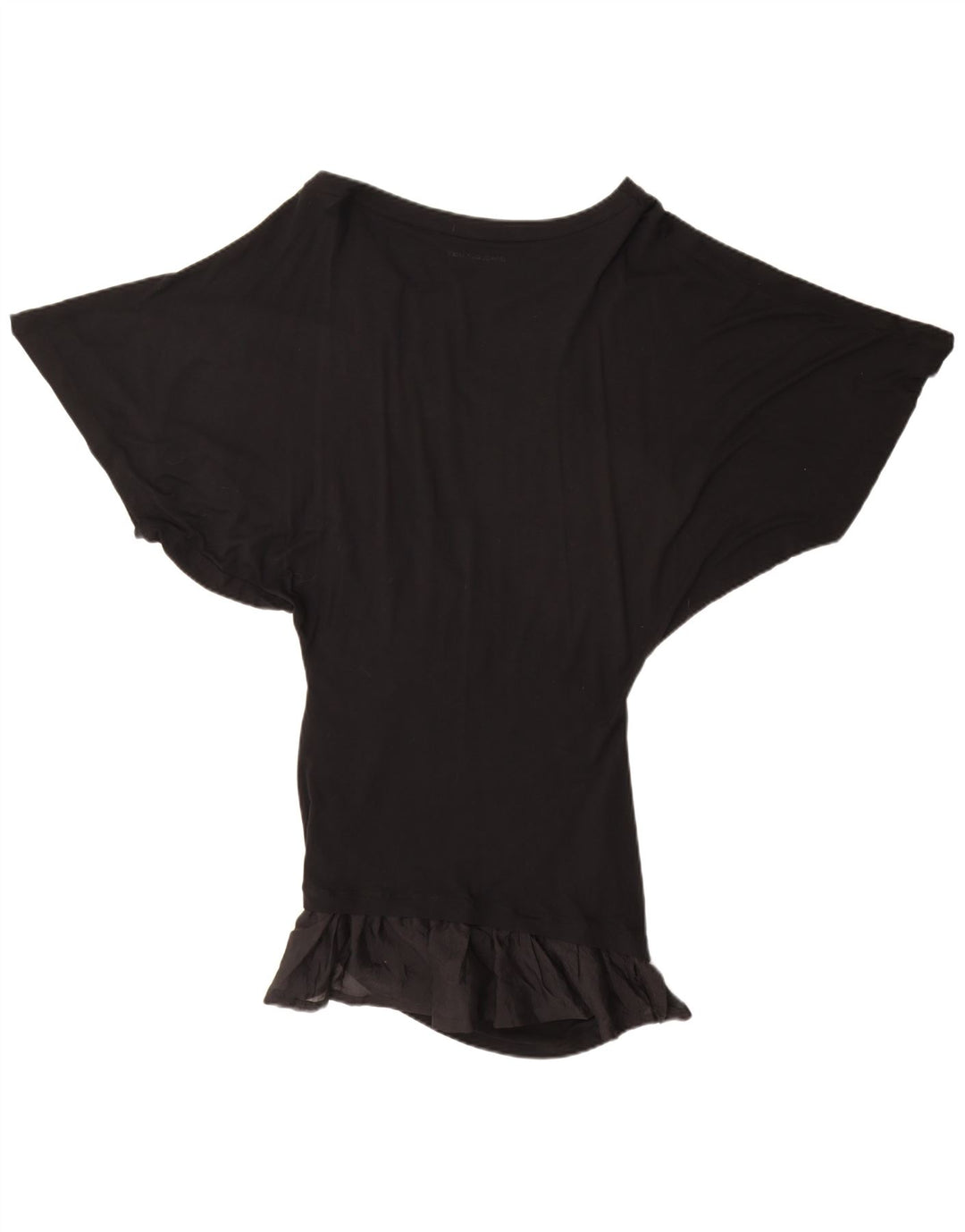 Versace Damen Fledermaus-Tunikakleid IT 48 XL Schwarze Viskose