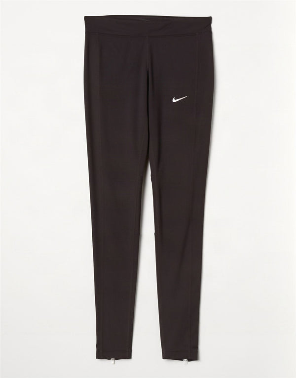 Nike Damen Dri Fit Leggings UK 10 Small Schwarz Polyester