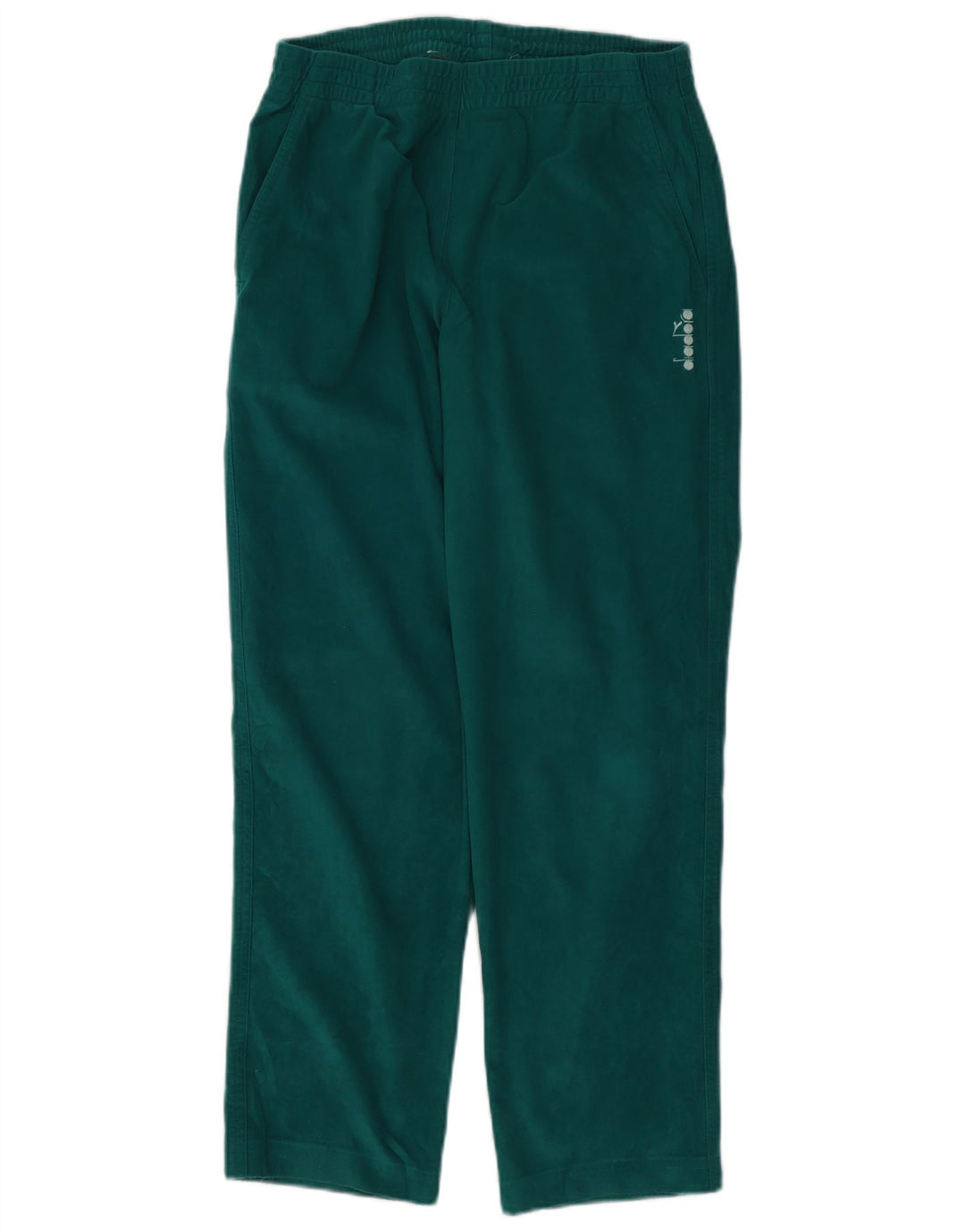 Diadora Herren-Trainingshose aus Velours, UK 38, mittelgrün, Polyester