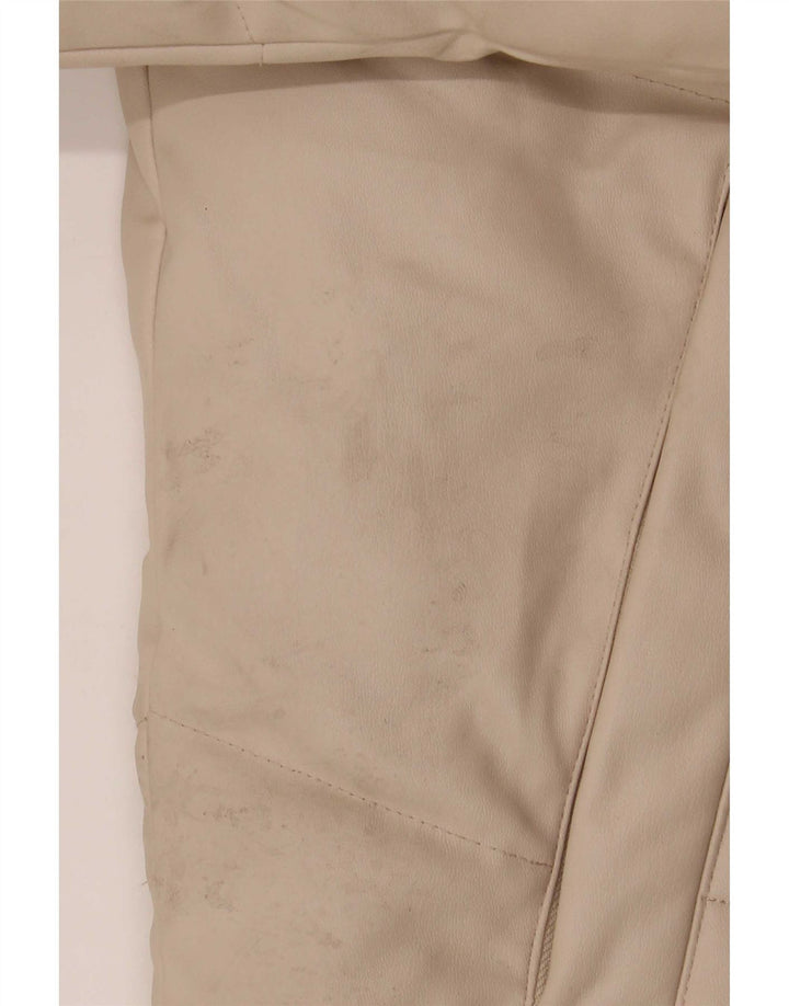 Zara Damen-Kapuzen-Übergröße, gepolsterte Jacke, UK 10, Small, Beige, Polyester