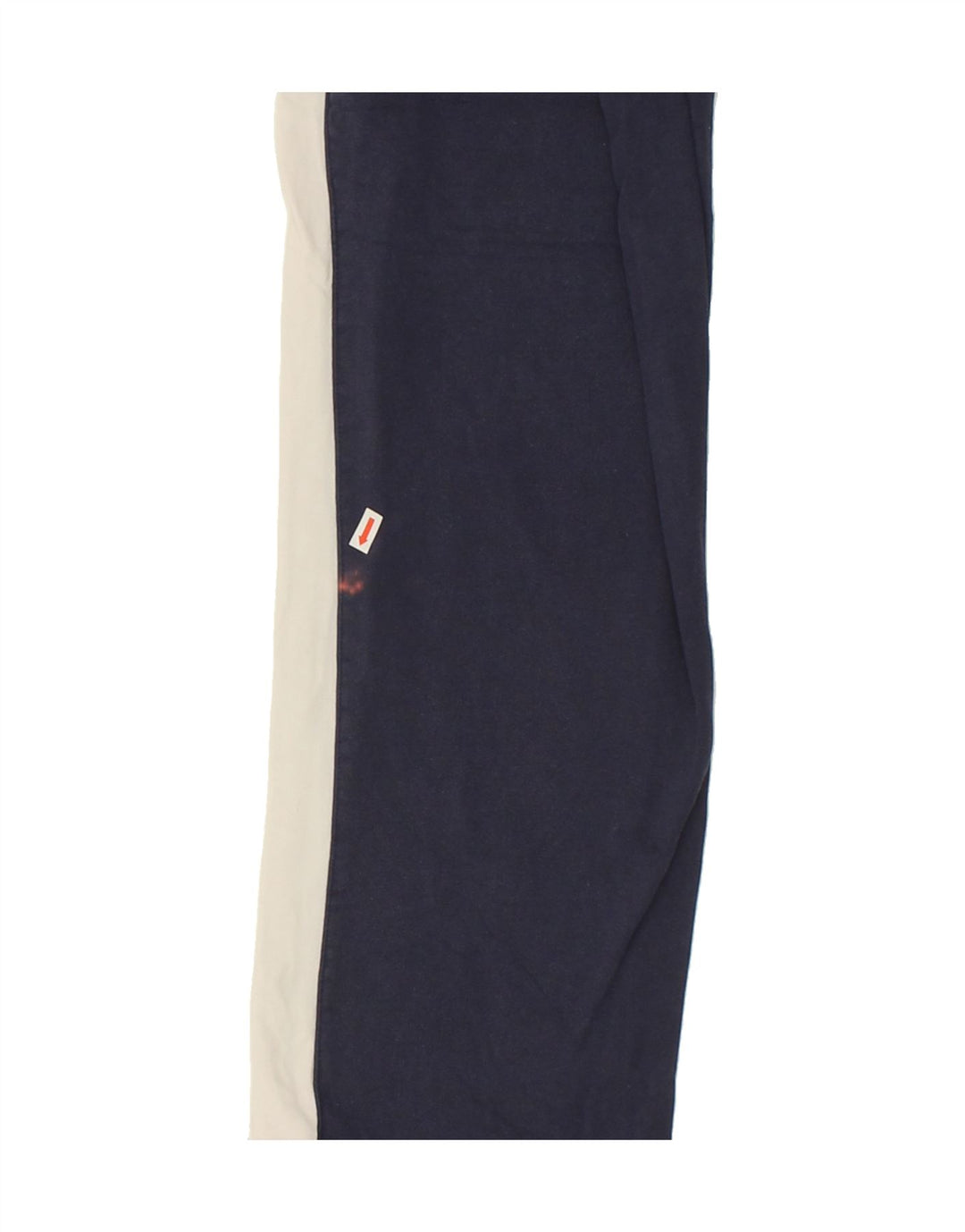 NIKE Mens Tracksuit Trousers Medium Navy Blue Colourblock Cotton Vintage Nike and Second-Hand Nike from Messina Hembry 