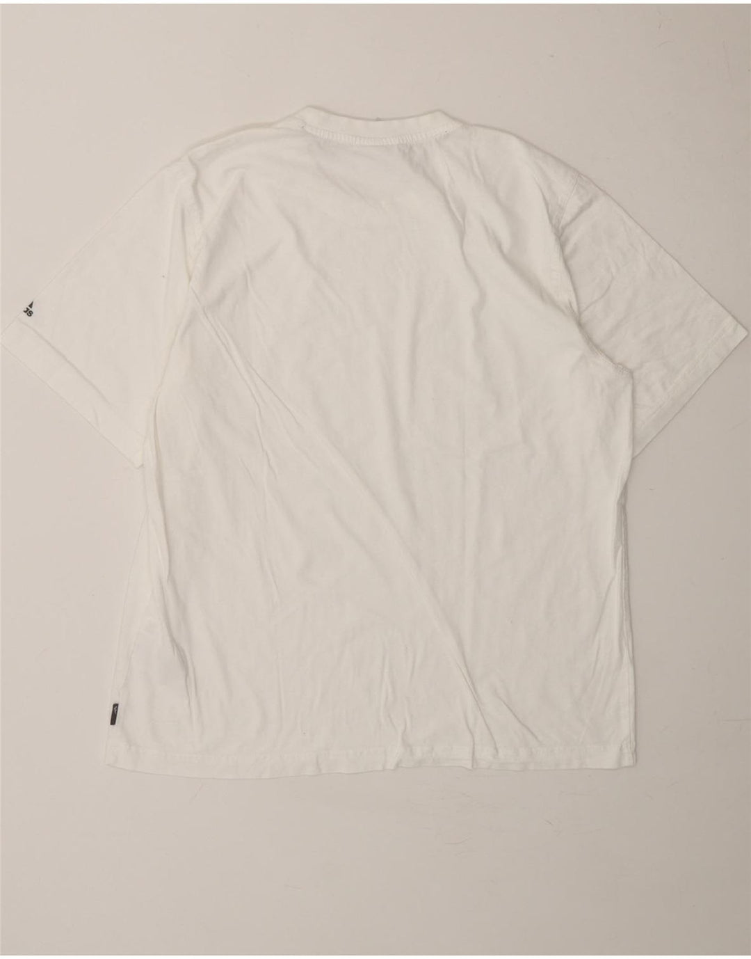 ADIDAS Mens T-Shirt Top Large White Cotton Vintage Adidas and Second-Hand Adidas from Messina Hembry 