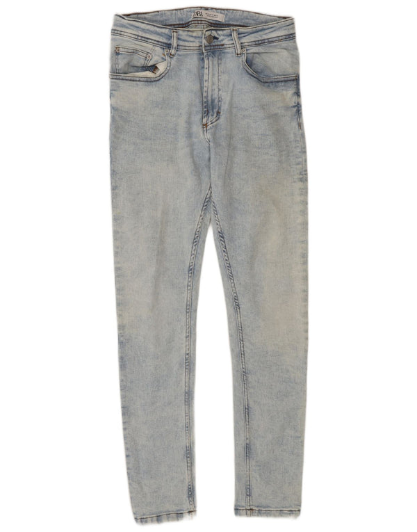 Zara Mens Skinny Jeans EU 40 Medium W31 L30 Blue Cotton