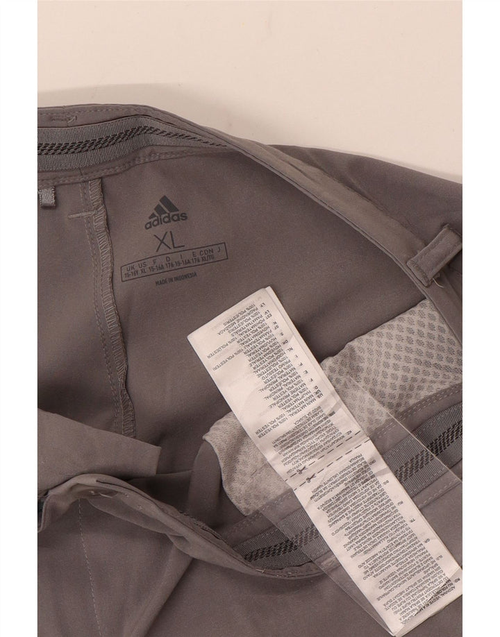 Adidas Chino-Shorts für Jungen, 15–16 Jahre, XL, Grau