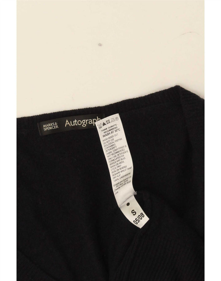 Marks & Spencer Damen-Pullover mit V-Ausschnitt, Gr. 12, mittleres Marineblau