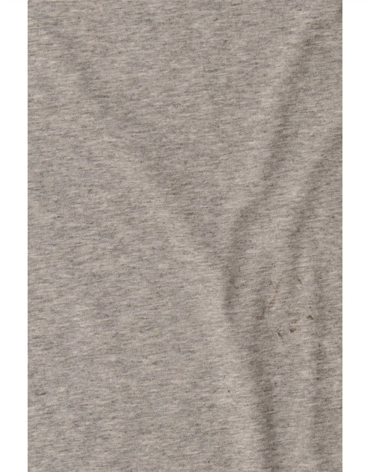 Nike Herren Dri Fit T-Shirt Top Small Grau Baumwolle