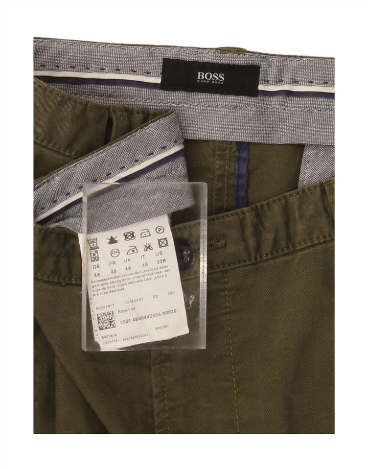Herren-Chinohose mit gerader Passform, Größe 48, Größe M, W32, L29