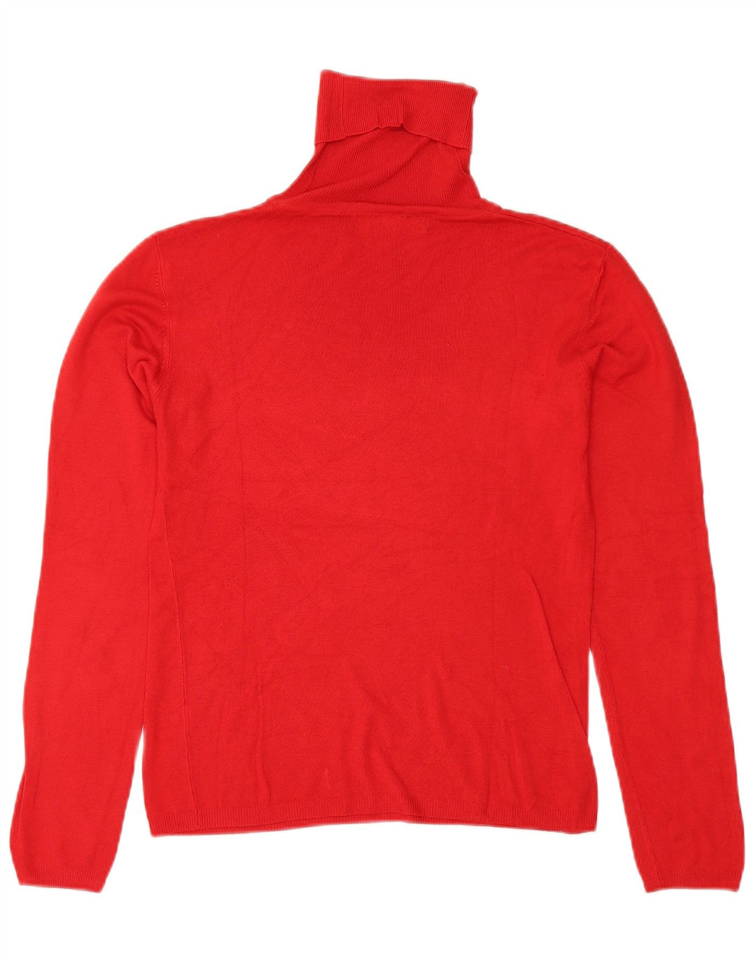 Rollkragenpullover für Damen von Zara, Gr. 44, Größe L, Rot, Viskose