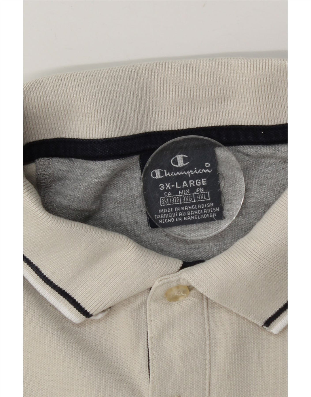Champion Herren Poloshirt 3XL Off White
