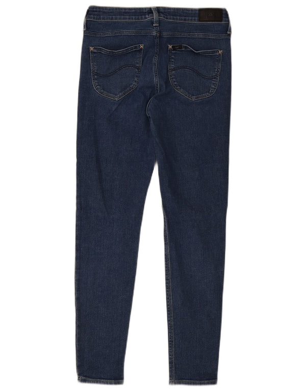 Lee Damen Scarlett Skinny Jeans W28 L31 Blaue Baumwolle