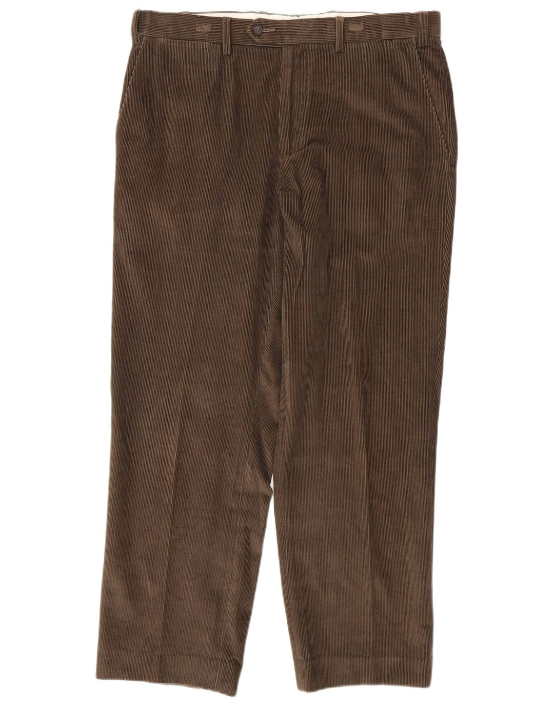 MARKS & SPENCER Herren gerade Cordhose W36 L29 braune Baumwolle