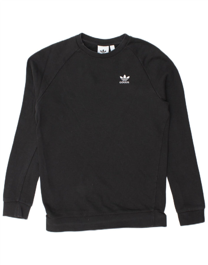 Adidas Herren Sweatshirt Pullover XS Schwarz Baumwolle