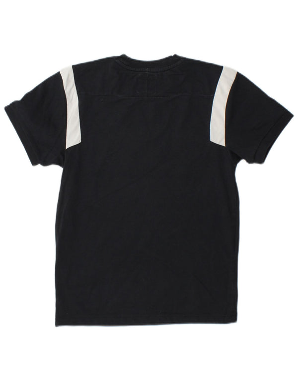 Umbro T-Shirt für Jungen, 9–10 Jahre, Mittelschwarz, Colourblock-Baumwolle