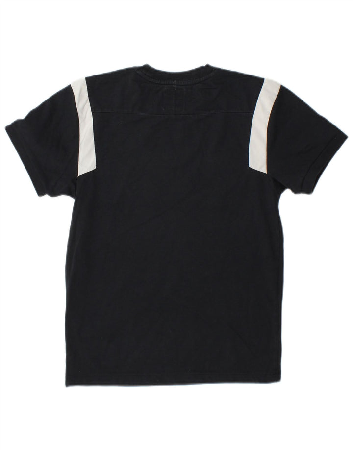 Umbro T-Shirt für Jungen, 9–10 Jahre, Mittelschwarz, Colourblock-Baumwolle