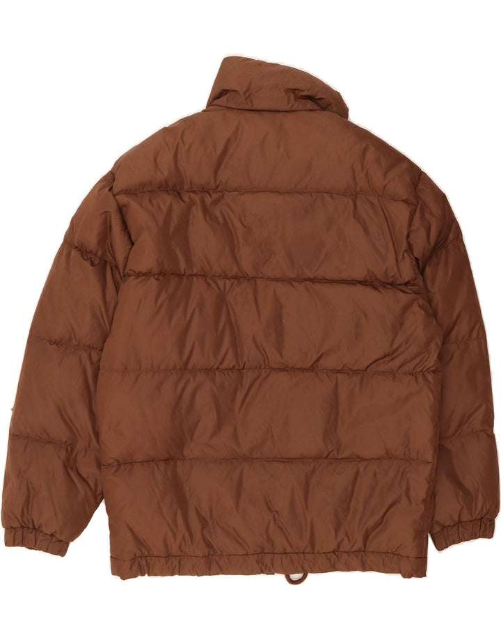 FILA Mens Padded Jacket UK 38 Medium Brown Polyamide Vintage Fila and Second-Hand Fila from Messina Hembry 
