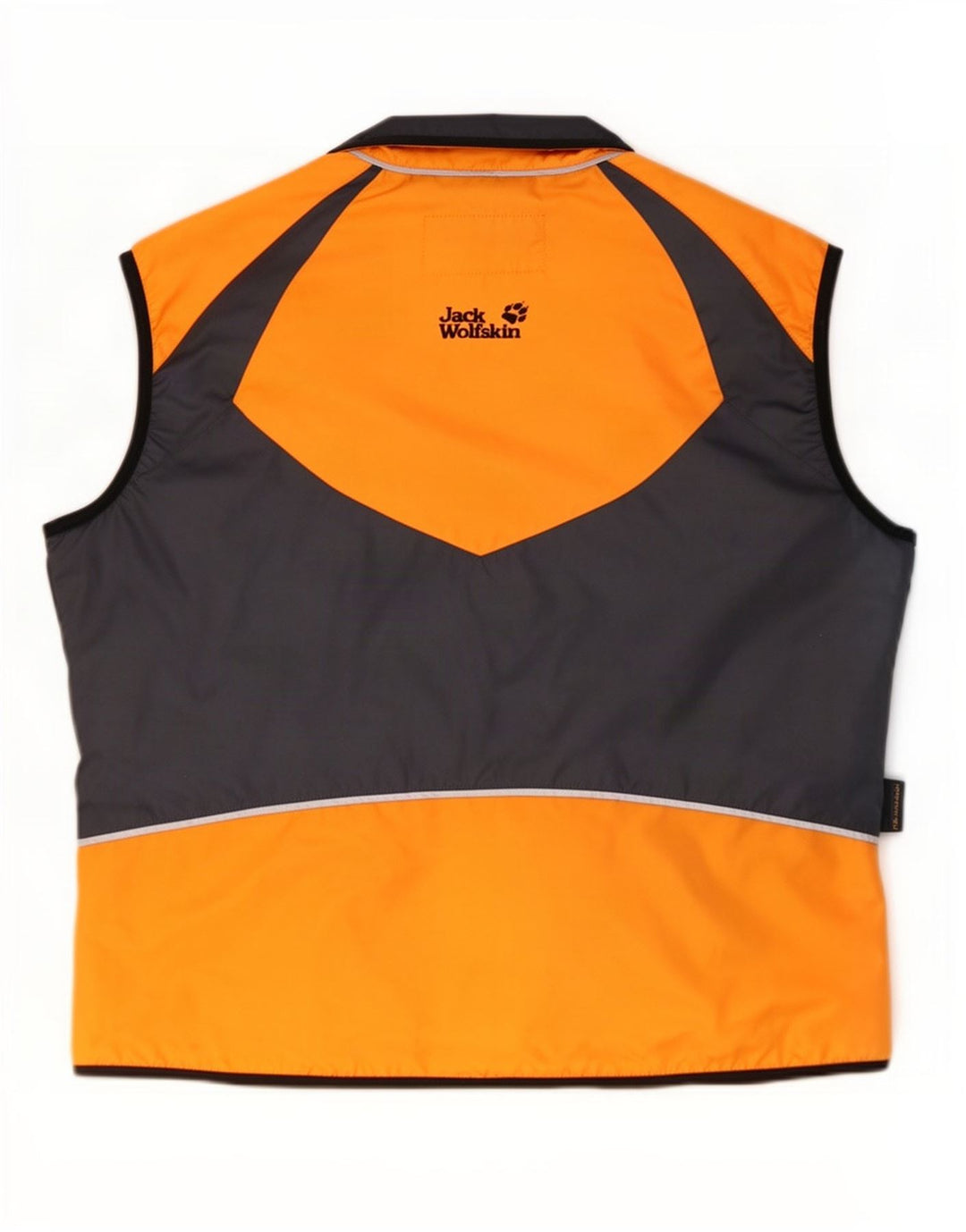 Jack Wolfskin Herren Weste UK 40 Large Orange Colourblock Polyester