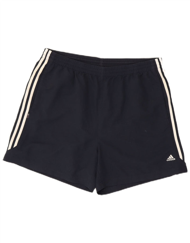 Adidas Herren Sportshorts 2XL Marineblau Polyester