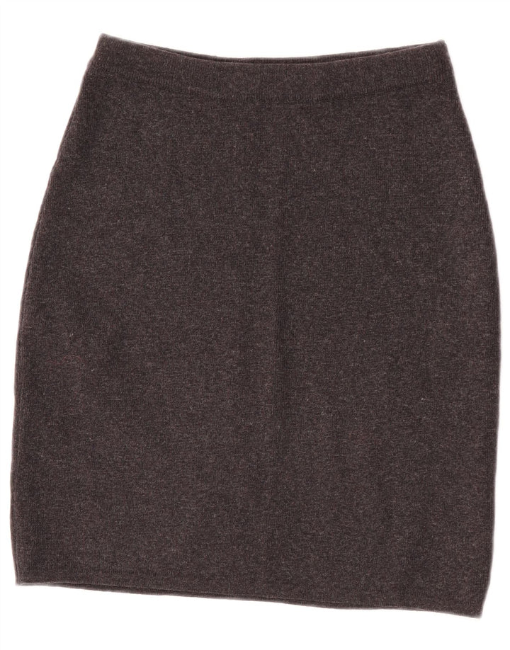 Vintage Damen Strick-Bleistiftrock W26 Small Grey