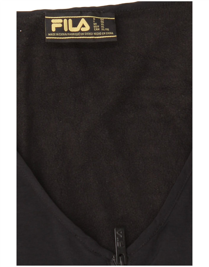 Fila Herren Utility Gilet UK 42 XL Schwarz Polyester