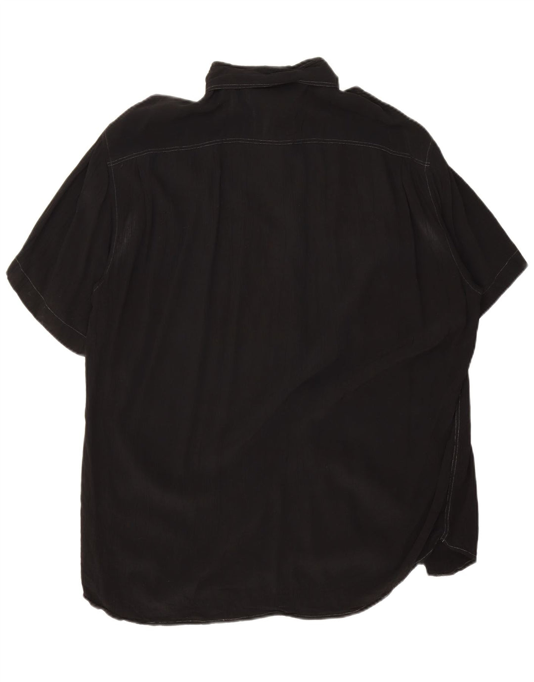 Cacharel Herren Tall Kurzarmhemd XL Schwarz