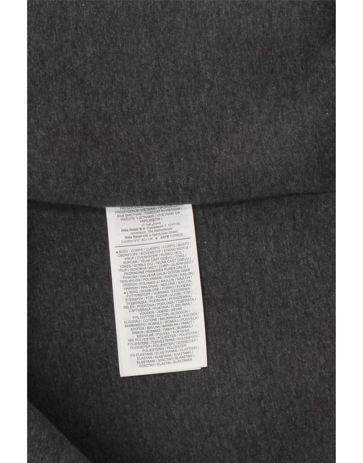 Nike gepolsterte Herrenweste UK 38 Mittelschwarzes Nylon
