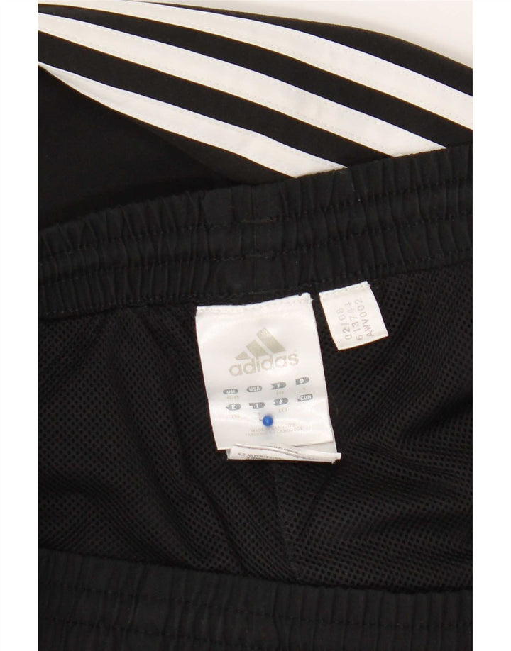 Adidas Herren Trainingshose UK 46/48 XL Schwarz Polyester