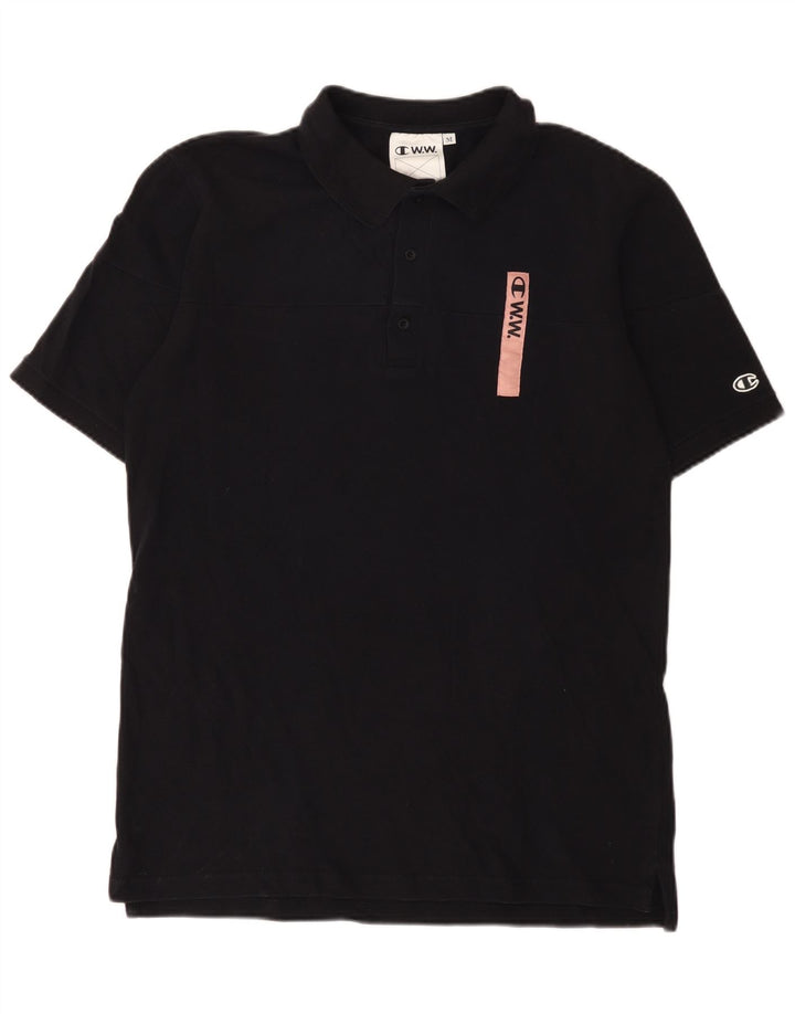 Champion Herren-Poloshirt, mittelmarineblaue Baumwolle