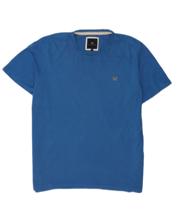 Crew Clothing Herren Kurzarm-T-Shirt-Oberteil XL, Blau, Baumwolle