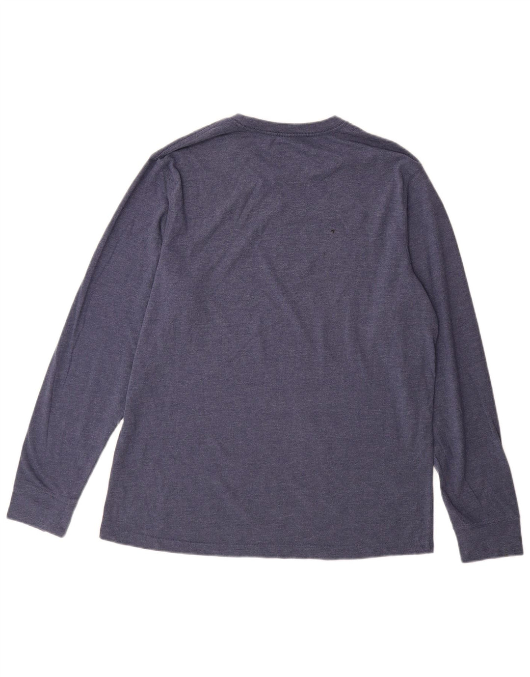 Eddie Bauer Herren-Top, langärmelig, groß, blaue Baumwolle