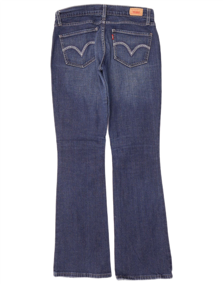 Levi's Damen 524 Bootcut-Jeans mit niedriger Taille, US 5, Mittel, W30, L32, blaue Baumwolle