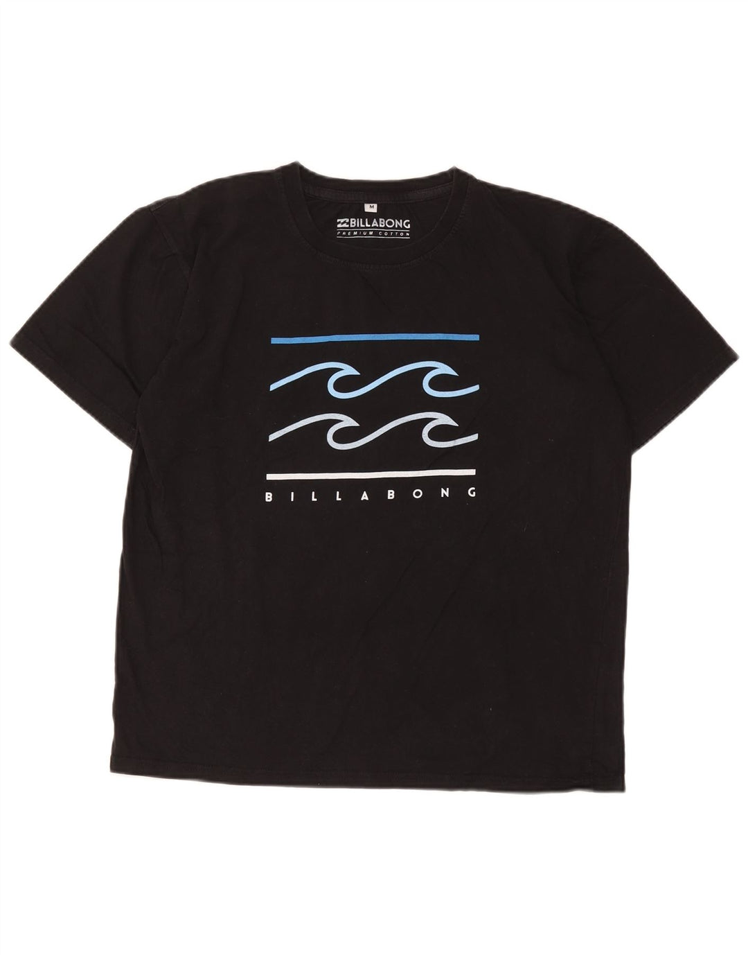 Billabong Herren Grafik T-Shirt Top Medium Schwarz