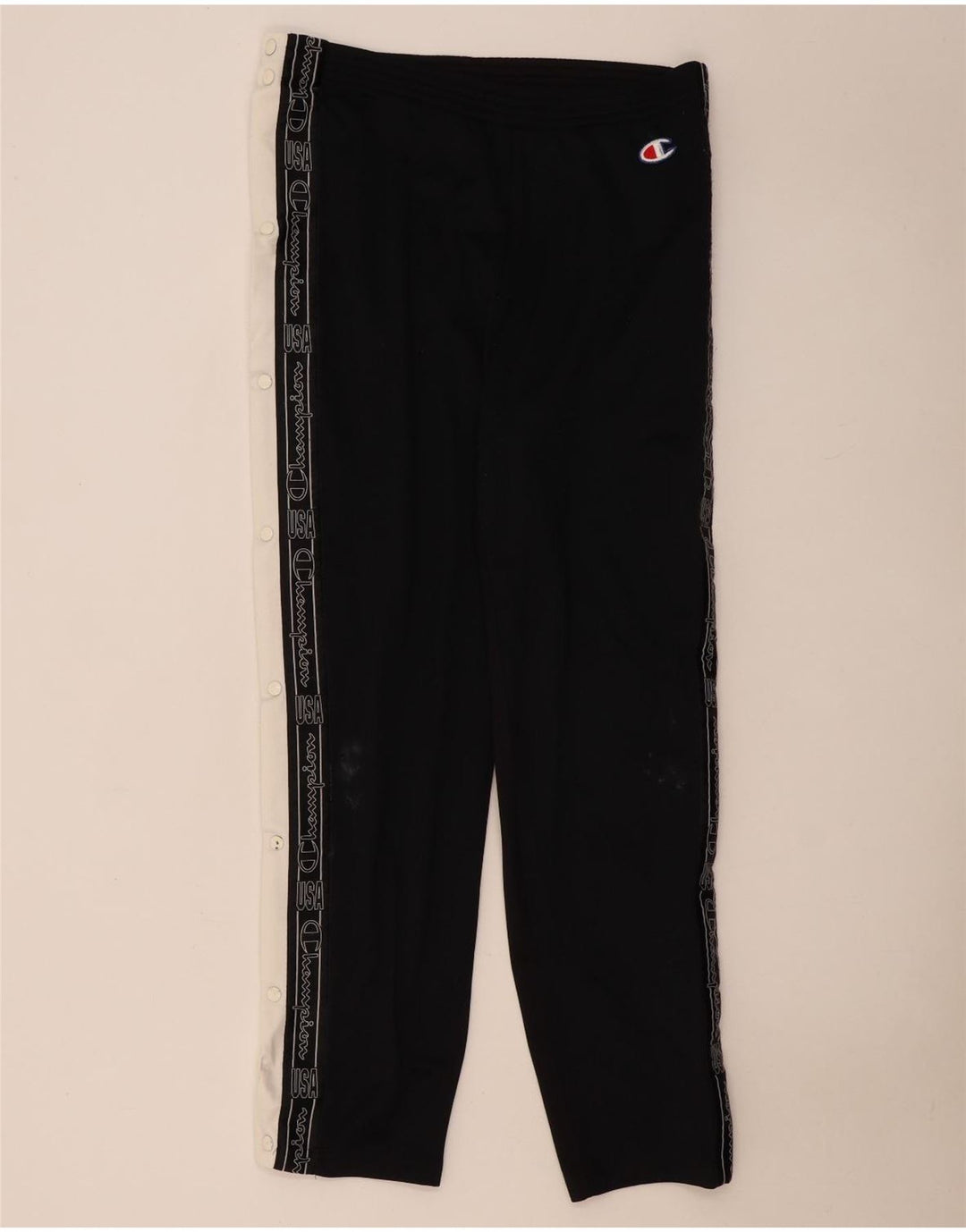 Champion Herren-Trainingshose mit Grafik, Mittelschwarz, Farbblock