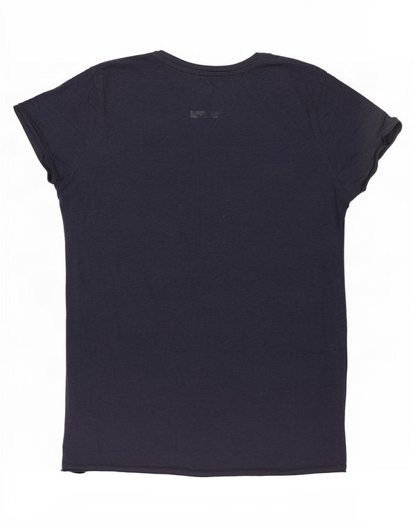 Tommy Hilfiger Damen T-Shirt Top UK 18 XL Marineblau