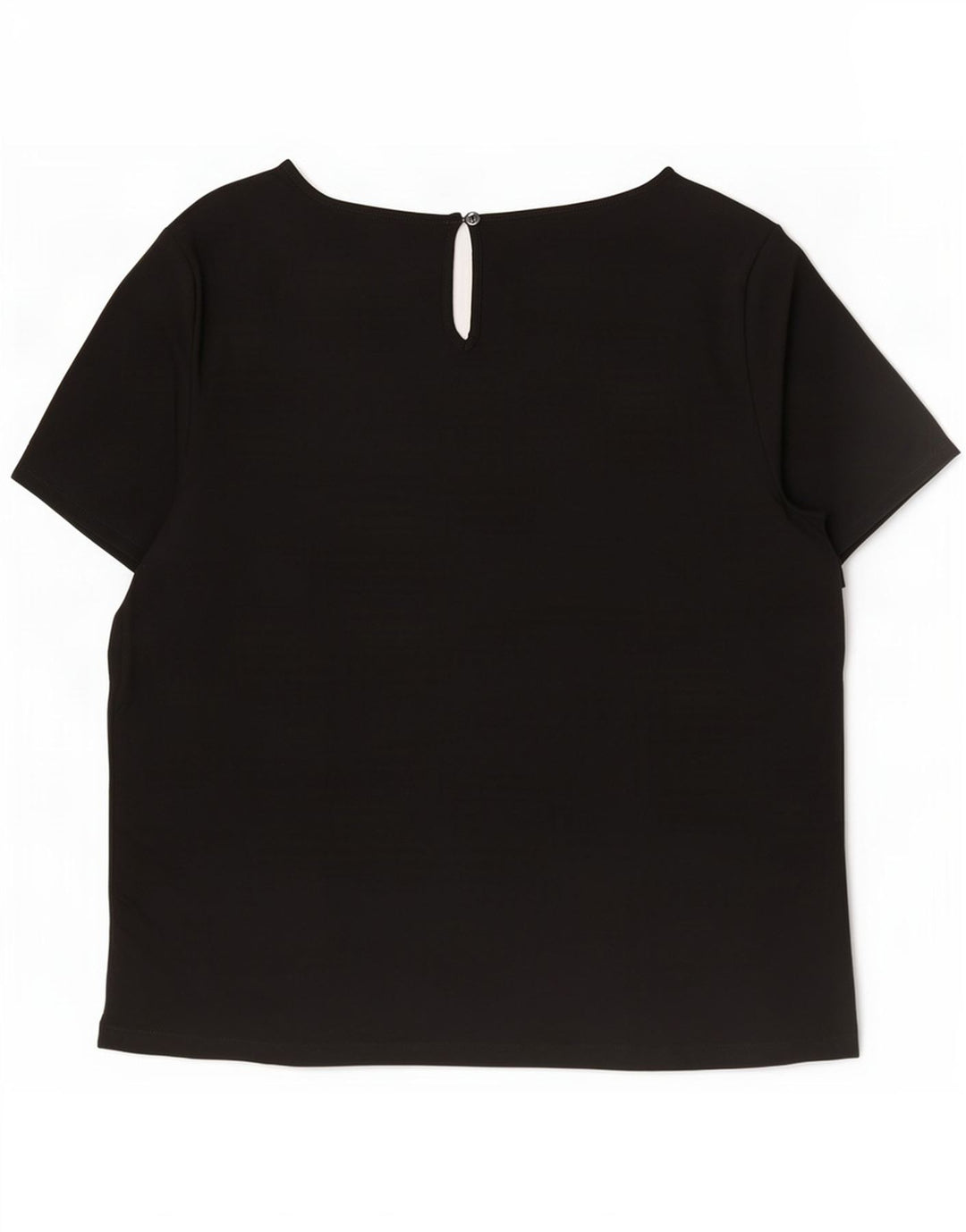 Marks & Spencer Damen Blusenoberteil UK 14 Large Schwarze Viskose