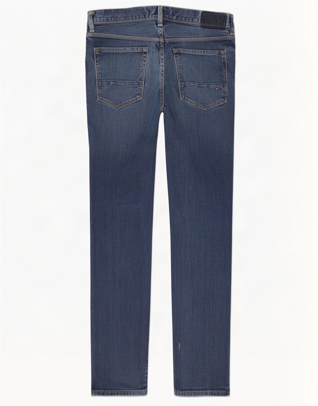 Tommy Hilfiger Herren Bleecker Distressed Slim Jeans W32 L32 Marineblau Baumwolle
