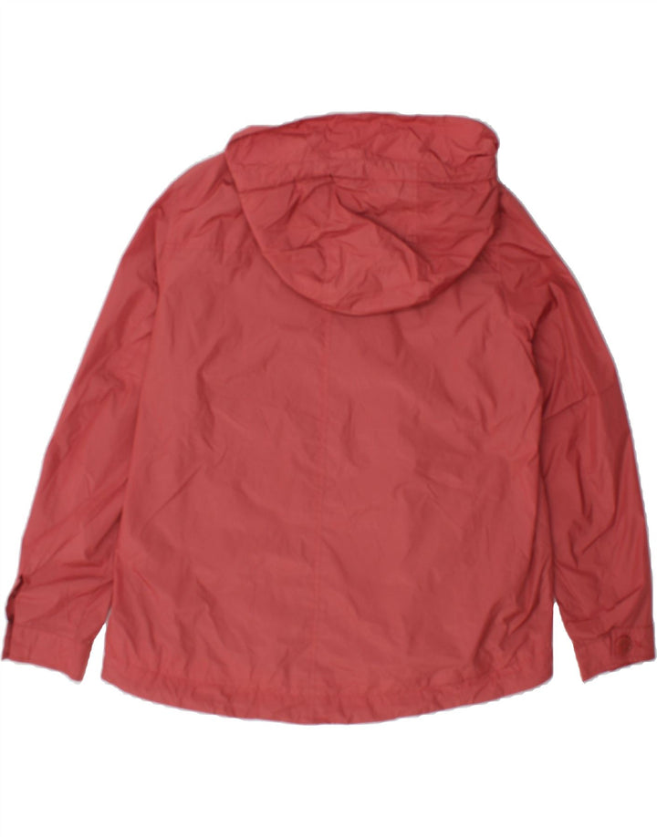MASSIMO DUTTI Womens Hooded Windbreaker Jacket UK 16 Large Pink Polyester Vintage Massimo Dutti and Second-Hand Massimo Dutti from Messina Hembry 